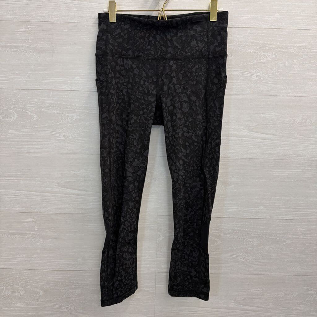 Lululemon Black Print Leggings 4