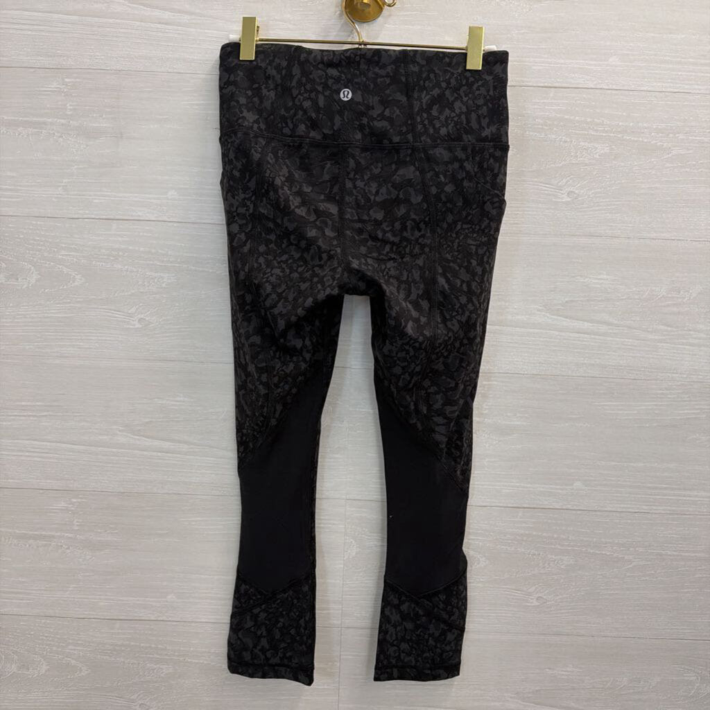 Lululemon Black Print Leggings 4