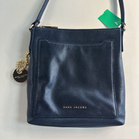 Marc Jacobs Black Pebbled Leather Crossbody Purse