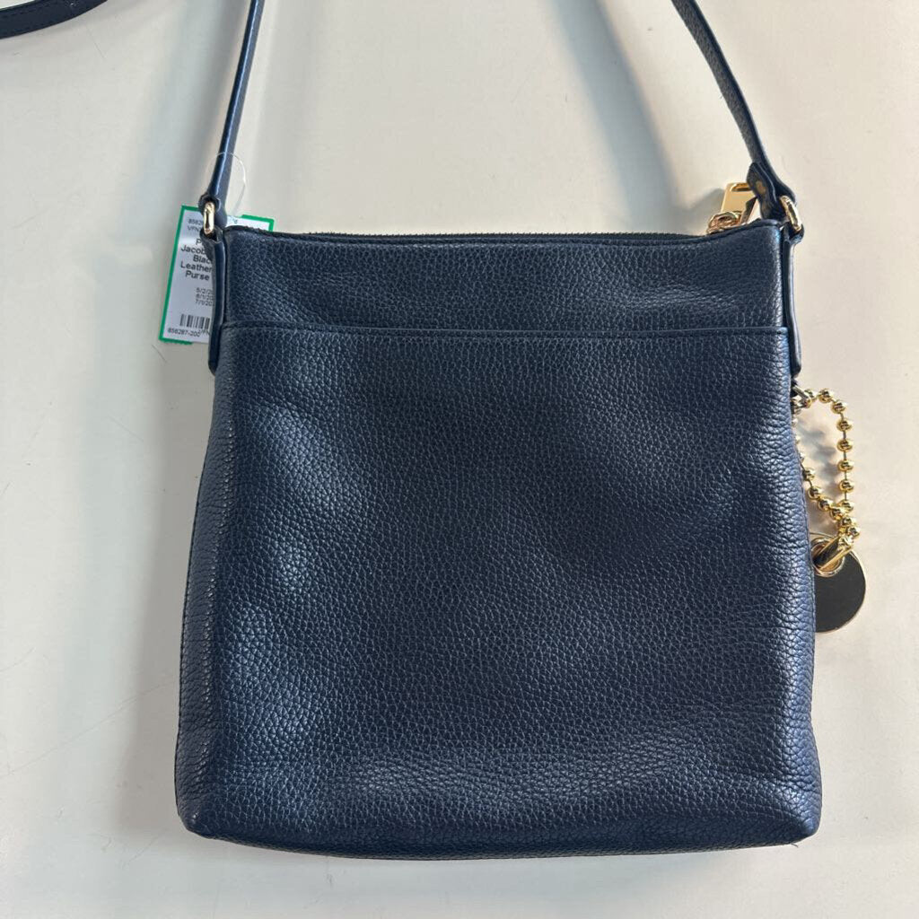 Marc Jacobs Black Pebbled Leather Crossbody Purse