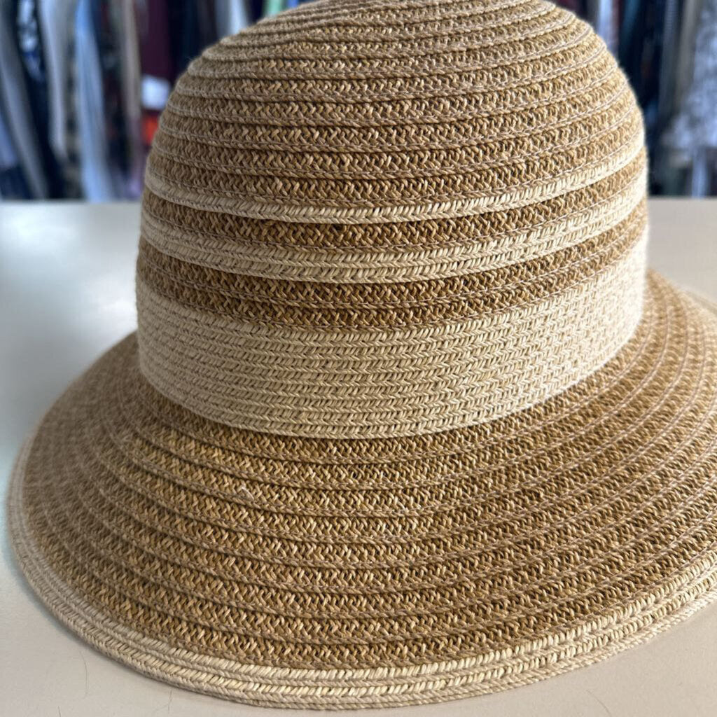 Sun n Sand Brown Woven Sun Hat