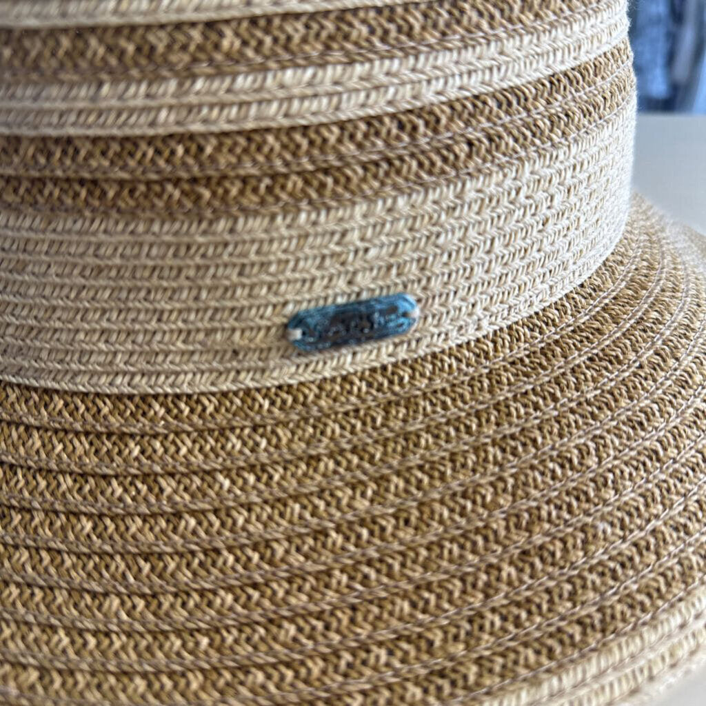 Sun n Sand Brown Woven Sun Hat