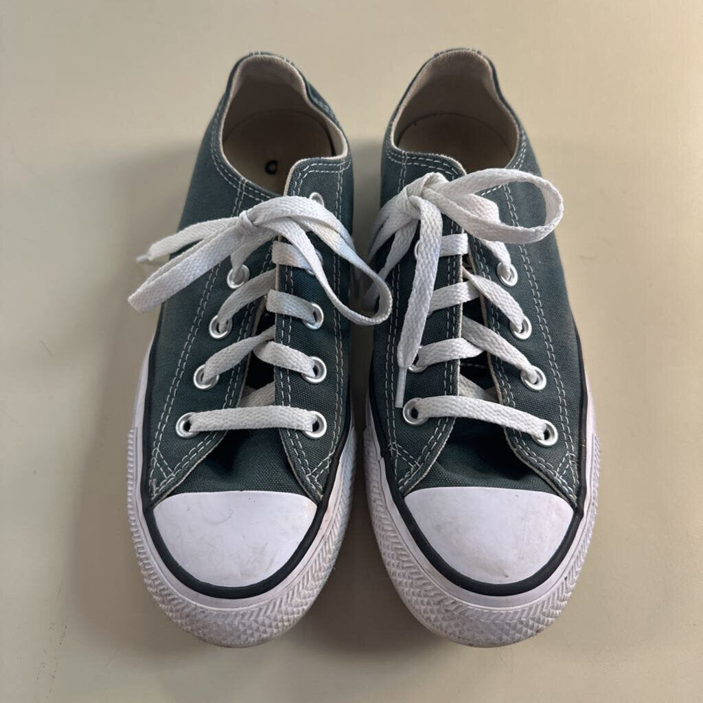 Converse Green Low Canvas Sneakers 6