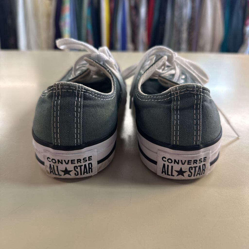 Converse Green Low Canvas Sneakers 6