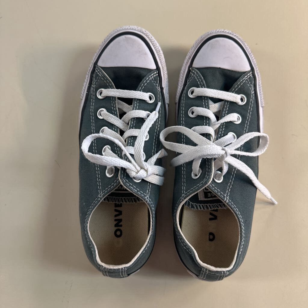 Converse Green Low Canvas Sneakers 6