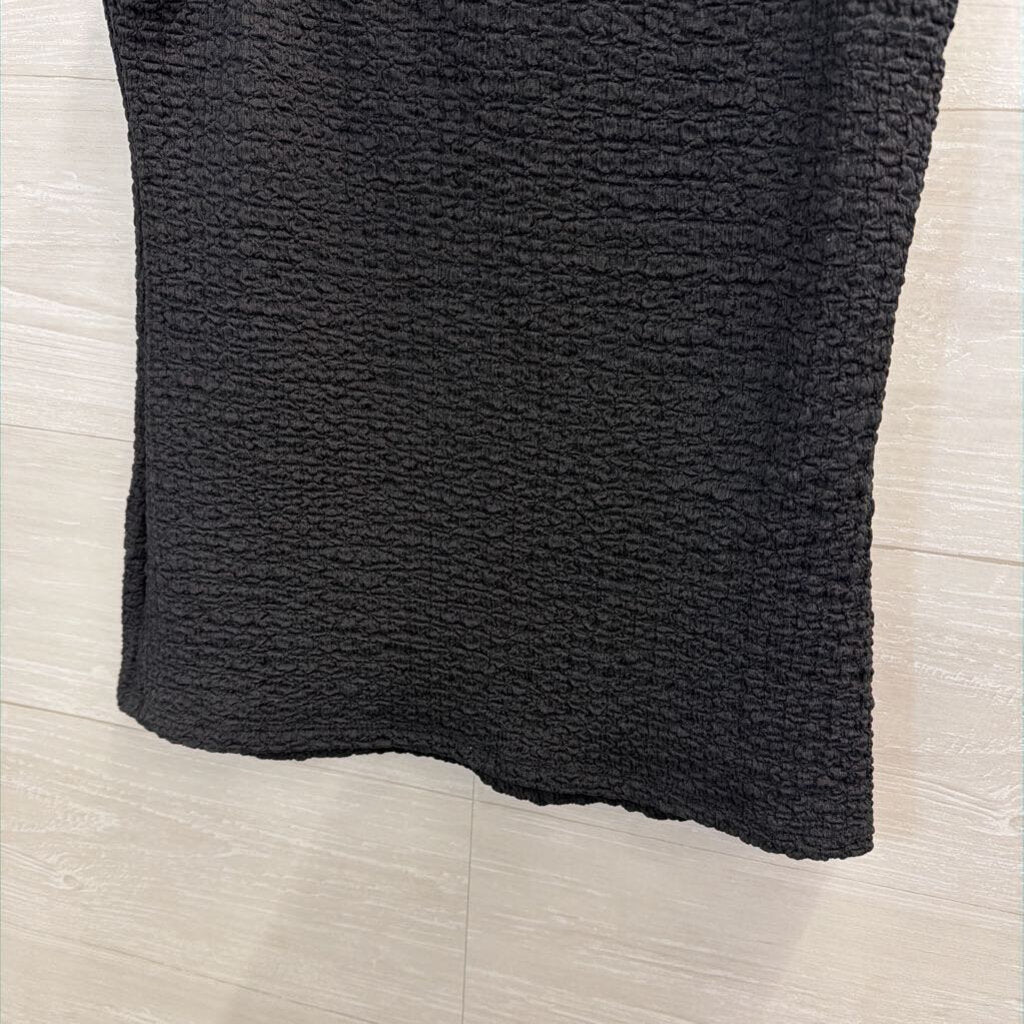 Nine West Black Textured Tank Top Small