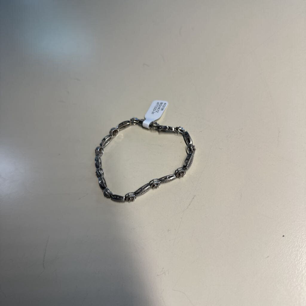 Sterling Silver Diamond Bracelet