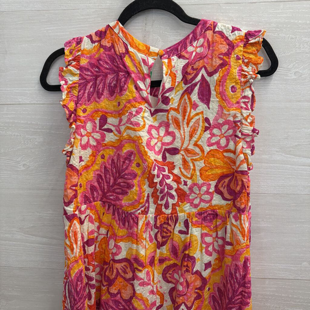Blue B White/ Multi Print Dress Small