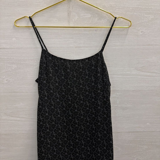 Black Floral Print Dress 1