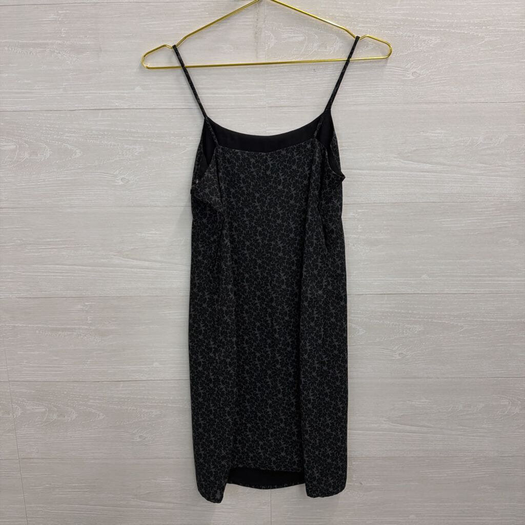 Black Floral Print Dress 1