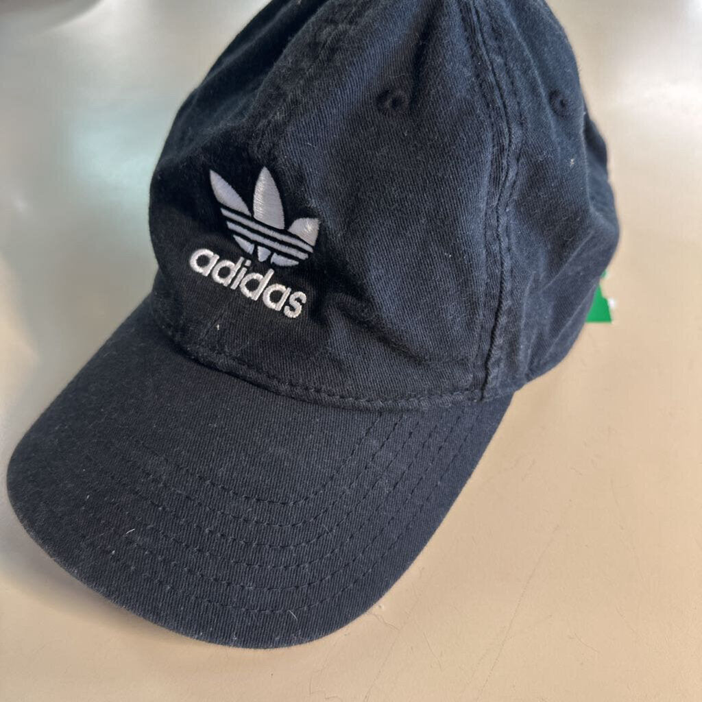 Adidas Black/ White Embroidered Logo Baseball Hat