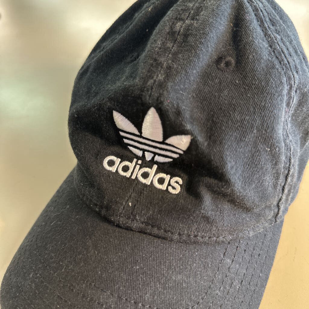 Adidas Black/ White Embroidered Logo Baseball Hat