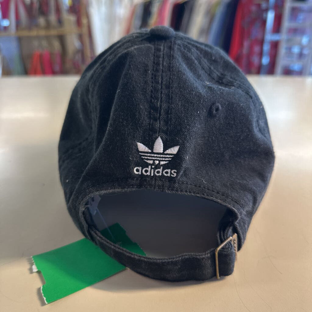 Adidas Black/ White Embroidered Logo Baseball Hat
