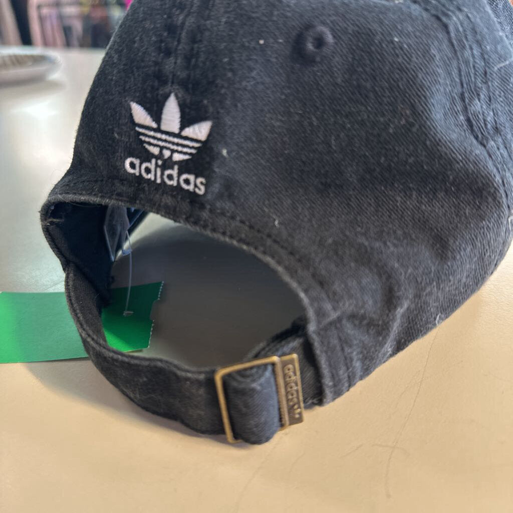 Adidas Black/ White Embroidered Logo Baseball Hat