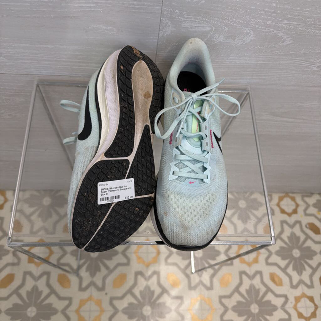 Nike Blue Air Zoom Vomero 17 Sneakers 8