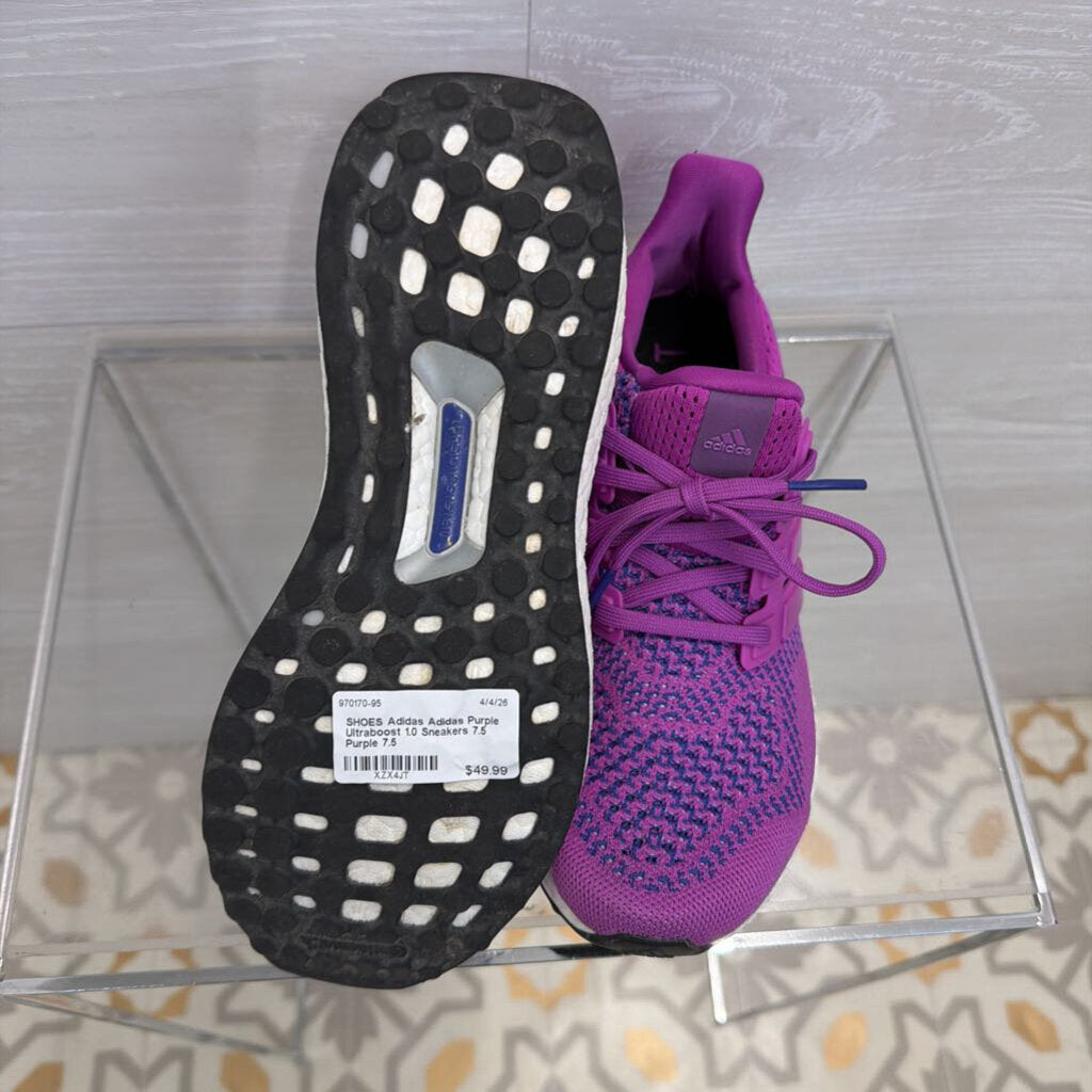 Adidas Purple Ultraboost 1.0 Sneakers 7.5