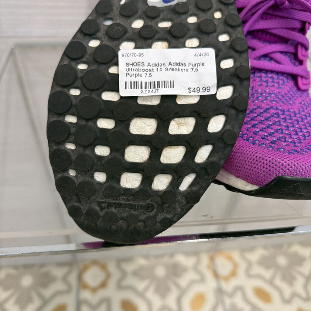 Adidas Purple Ultraboost 1.0 Sneakers 7.5