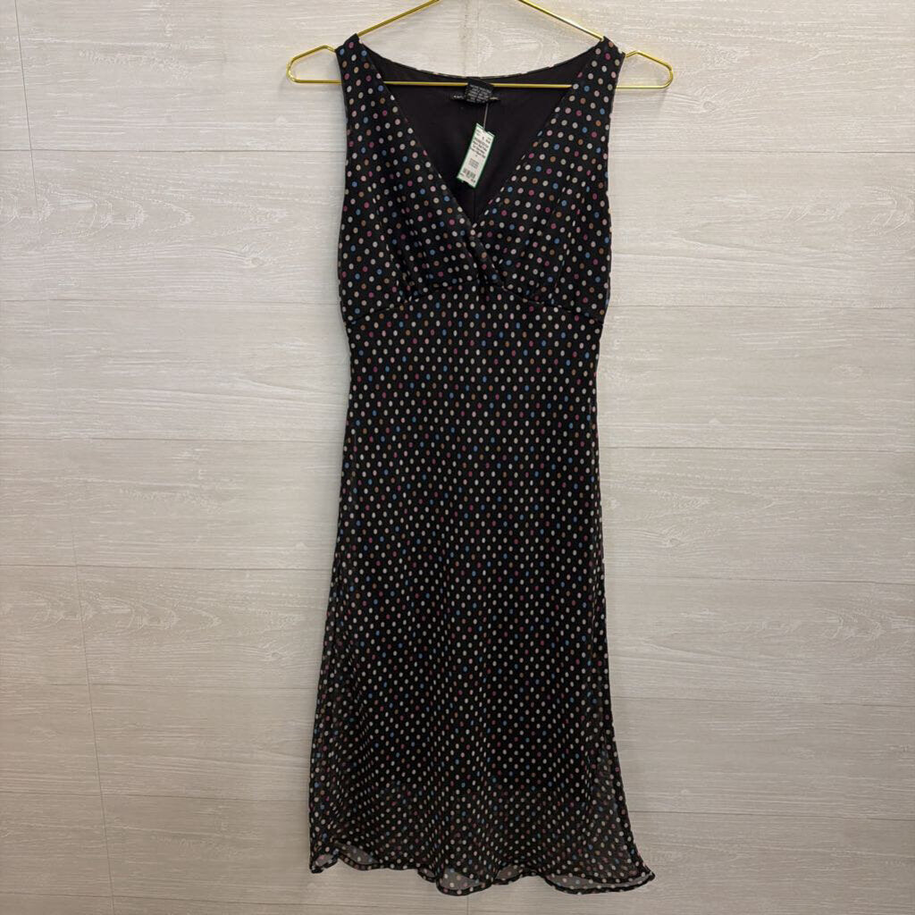 FLP Black/ Multi Polka Dot Sleeveless Dress 4