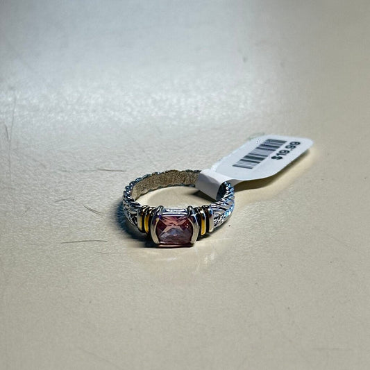 Silver/ Pink Stone Ring