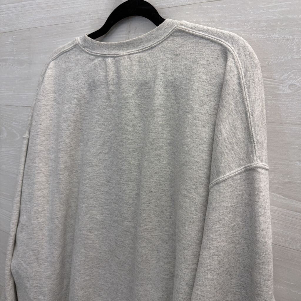 Gildan Grey Liberty University Crewneck Sweatshirt 2XL