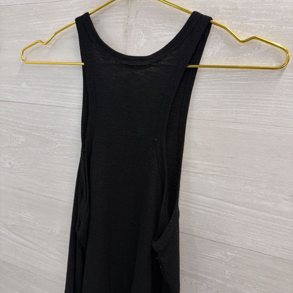 Intimately Free People Black Ribbed Tank Top Small