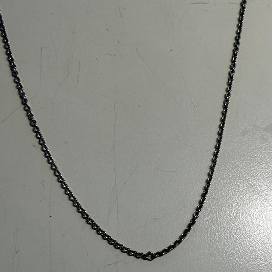 Sterling Silver Dainty Chain Long Necklace