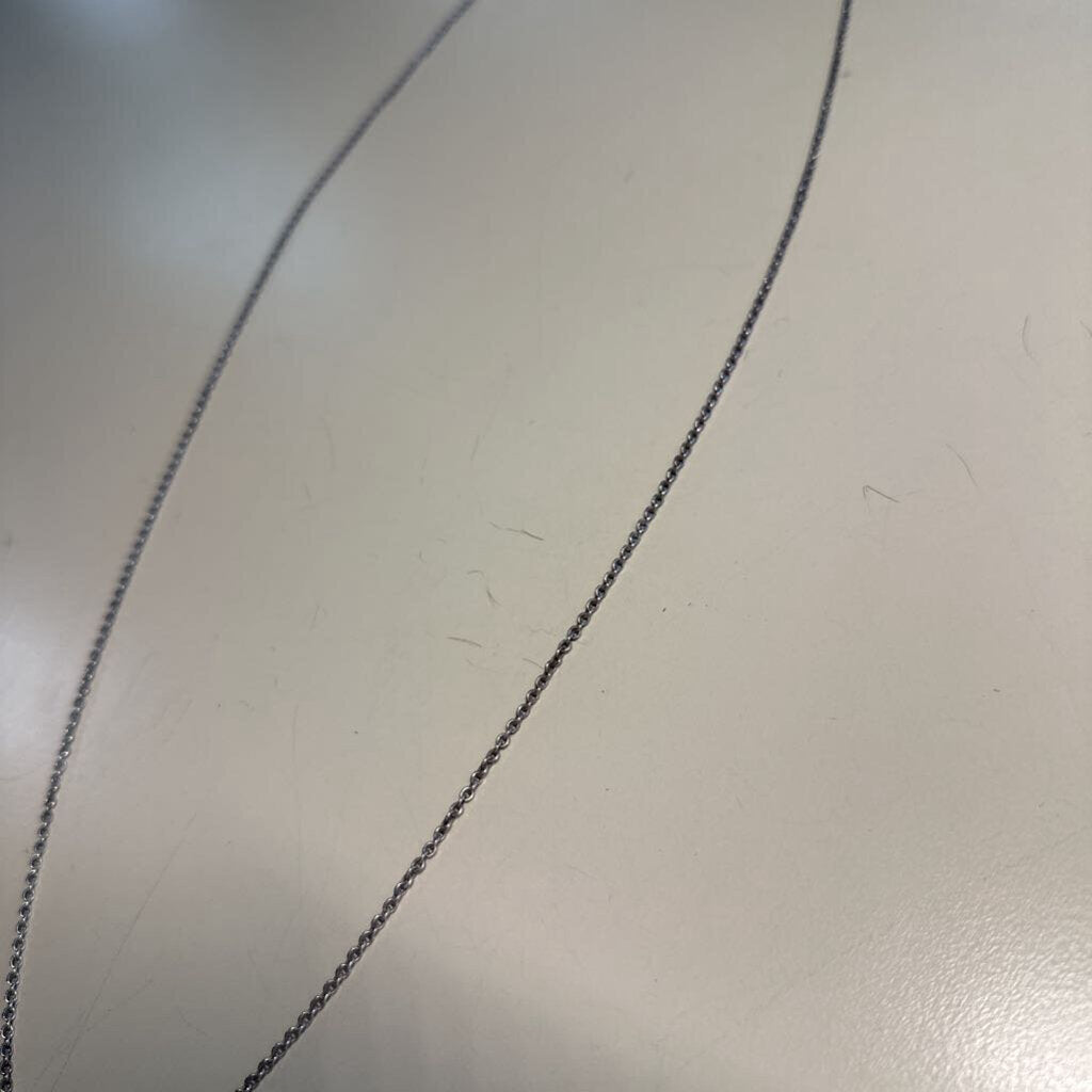 Sterling Silver Dainty Chain Long Necklace