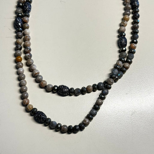Hipchik 44" Beaded Couture Necklace