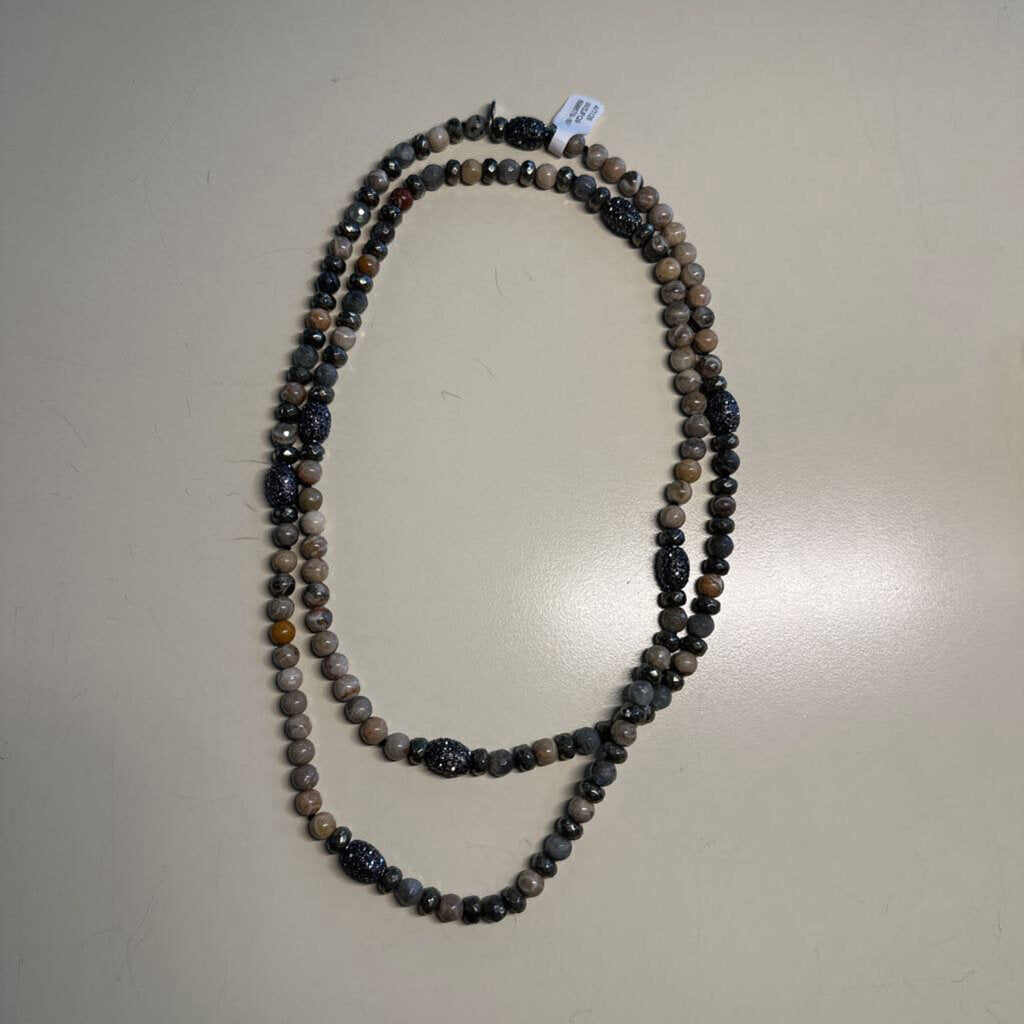 Hipchik 44" Beaded Couture Necklace