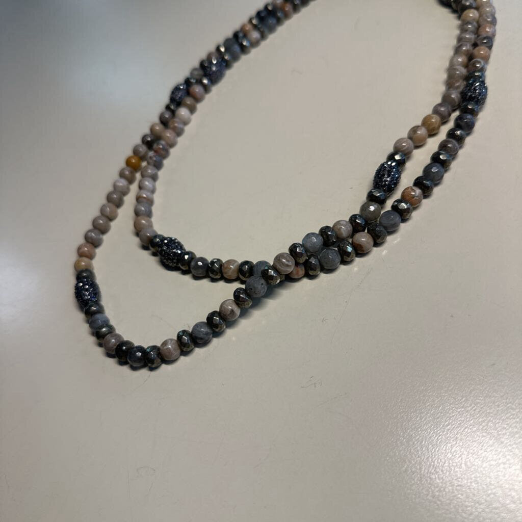 Hipchik 44" Beaded Couture Necklace