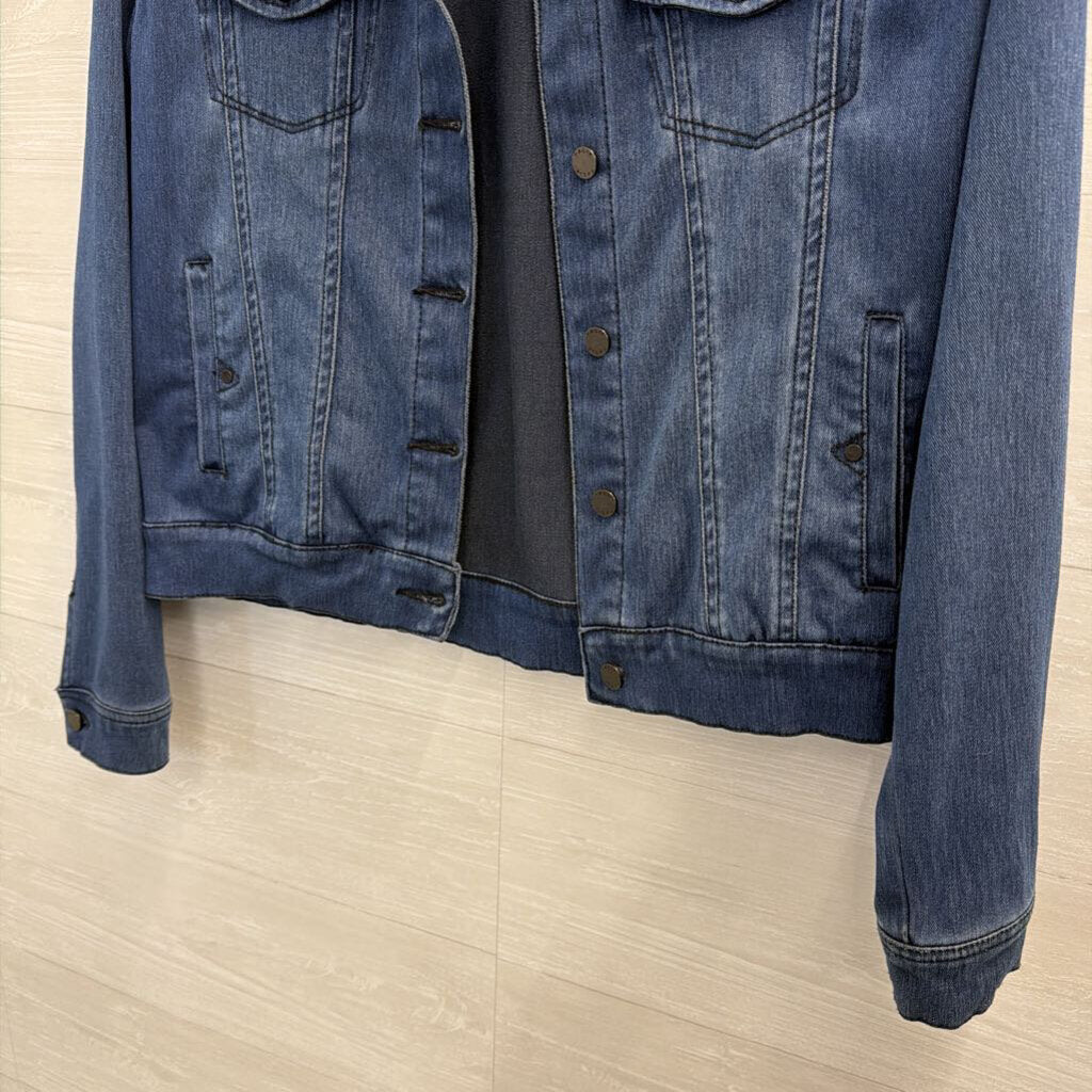 Talie Dark Wash Denim Jacket Large
