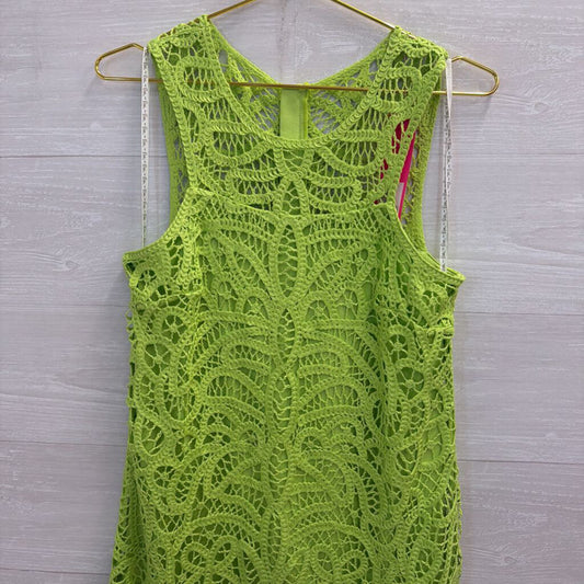 Lilly Pultizer Green Lace Siesta Shift Dress 8