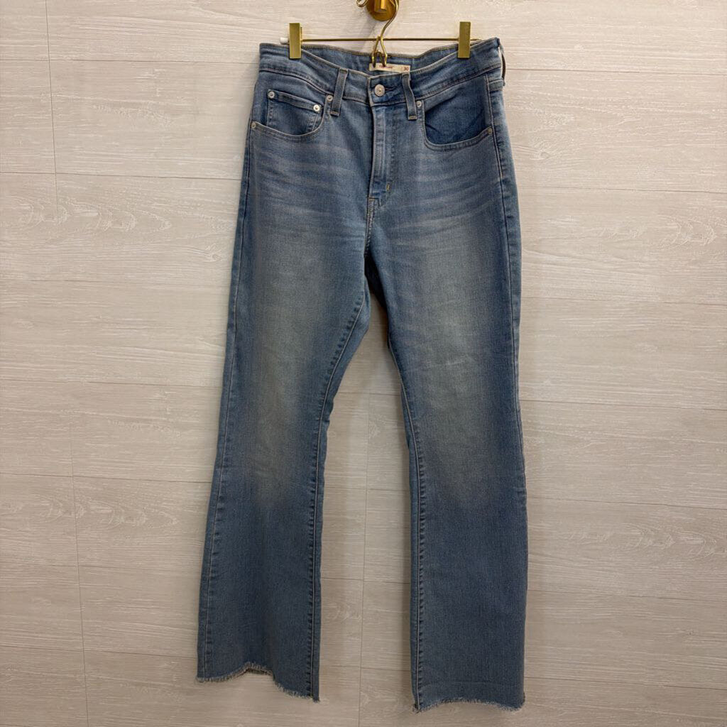 Levi Light Wash 726 Flare Jeans 30