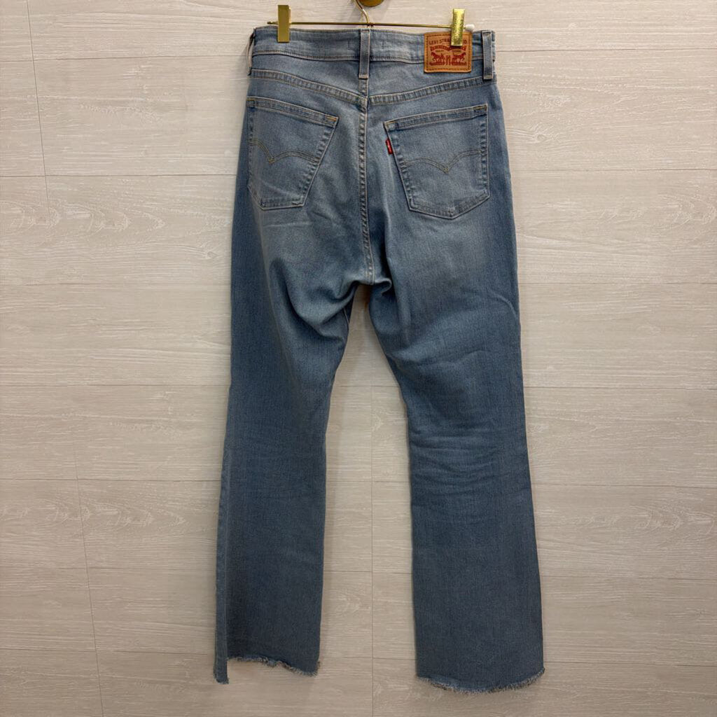 Levi Light Wash 726 Flare Jeans 30