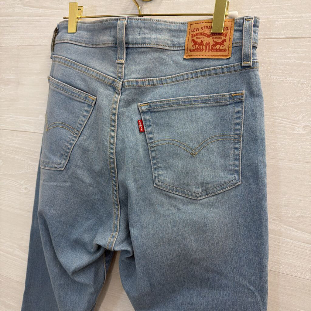 Levi Light Wash 726 Flare Jeans 30