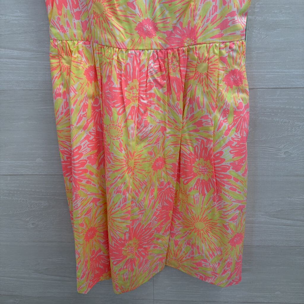 Lilly Pulitzer Pink/ Yellow Print Bethany Dress 0