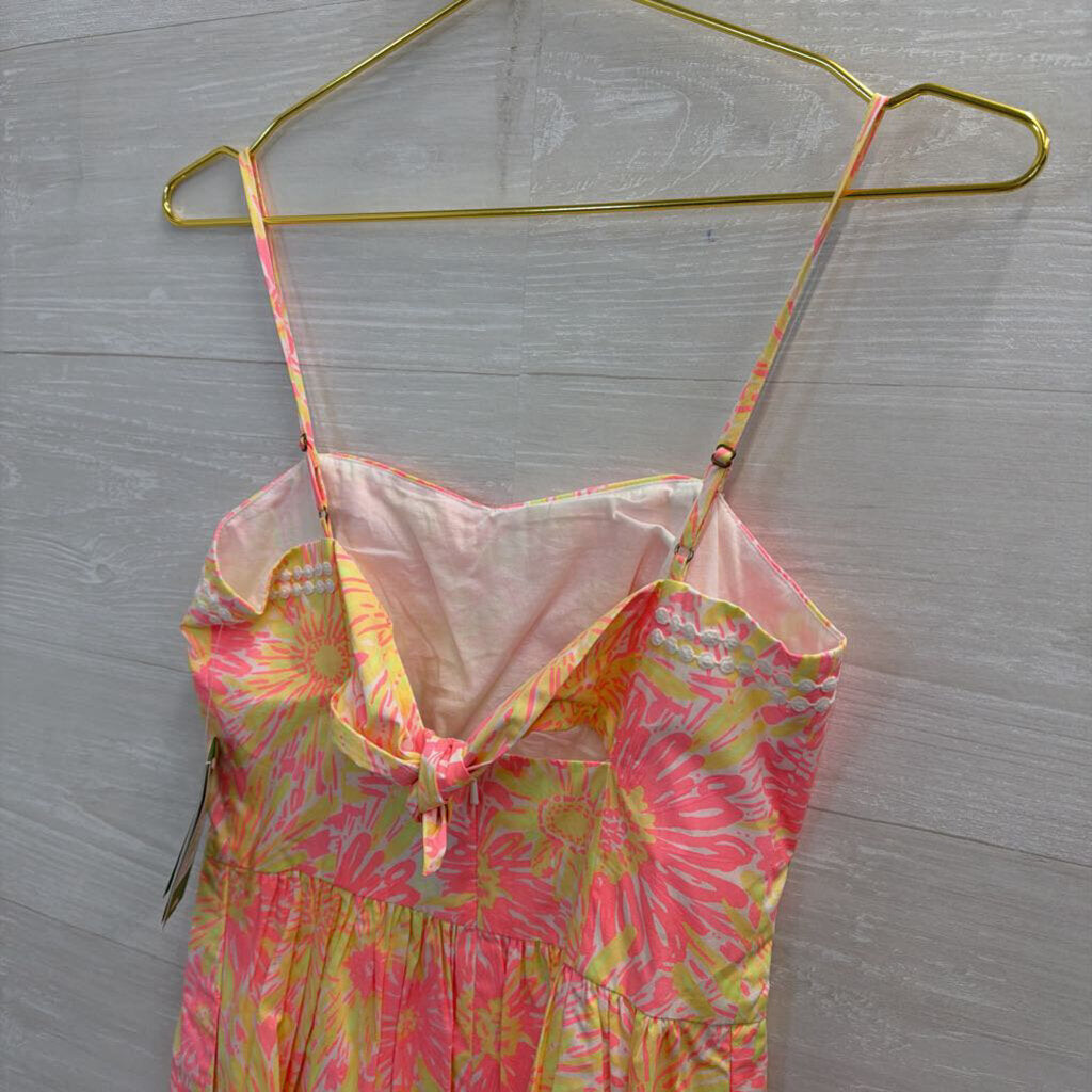 Lilly Pulitzer Pink/ Yellow Print Bethany Dress 0