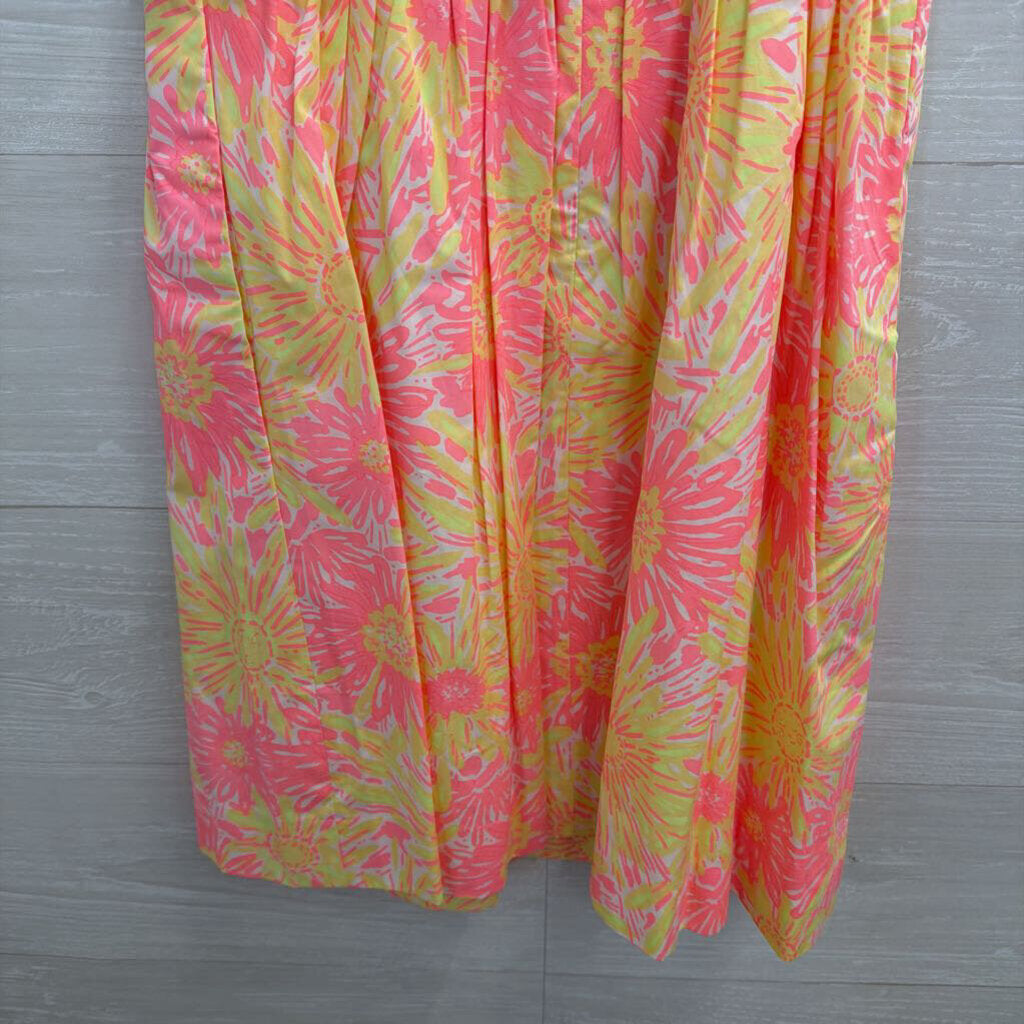 Lilly Pulitzer Pink/ Yellow Print Bethany Dress 0