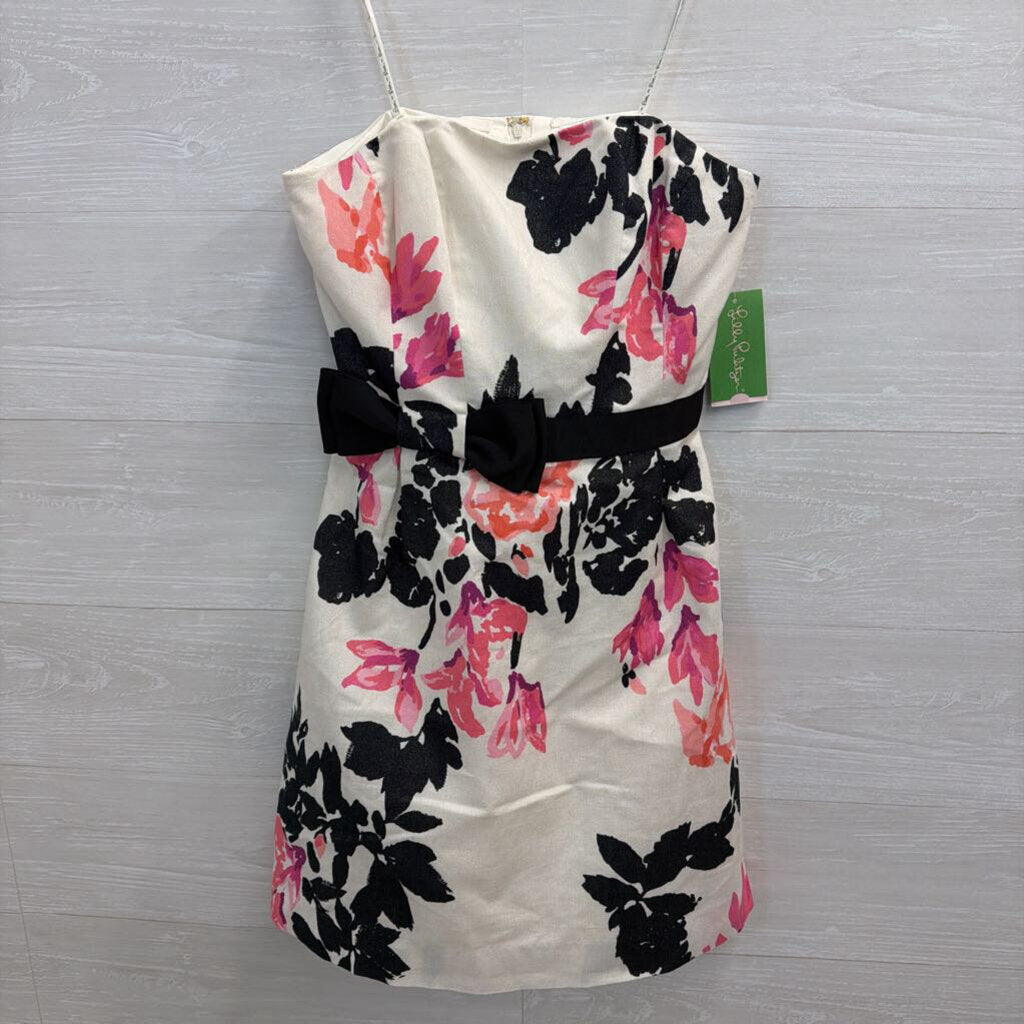 Lilly Pulitzer White/ Multi Print Strapless Amberly Dress 2