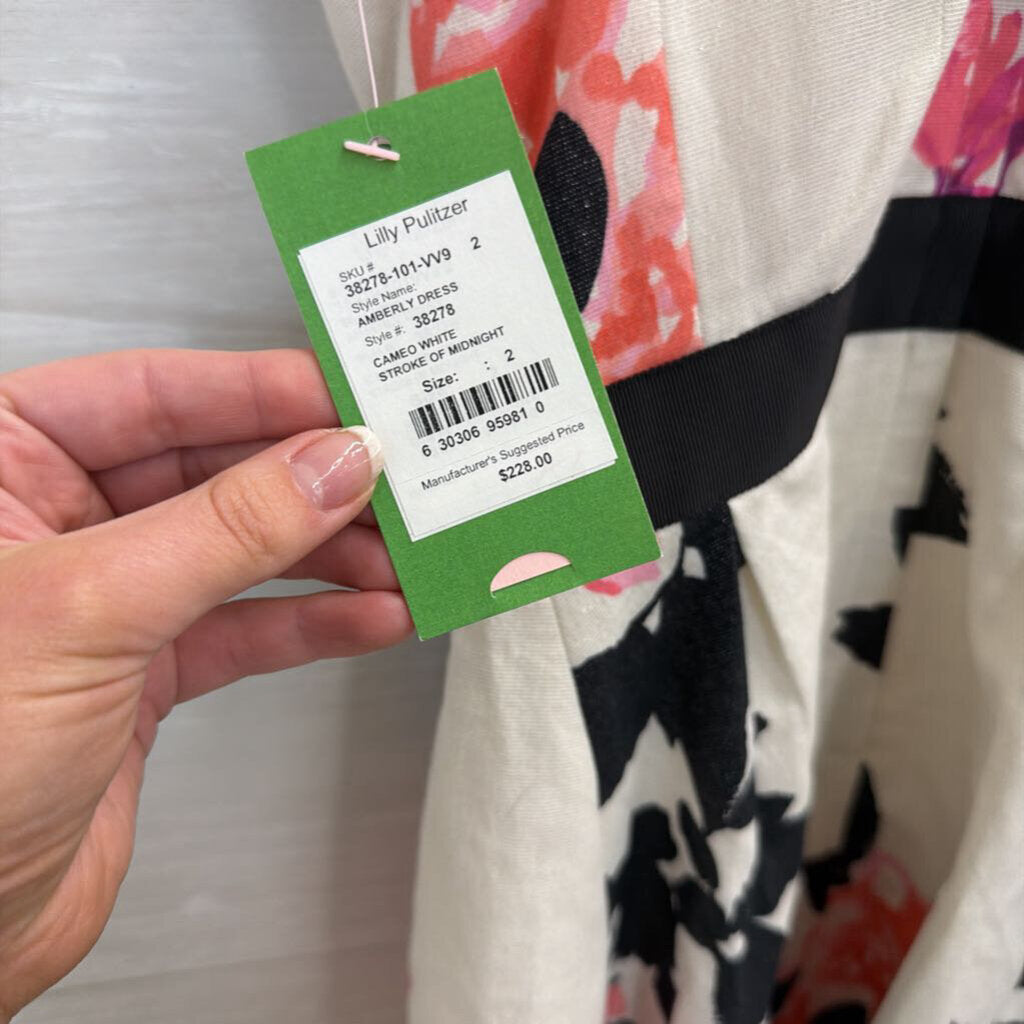 Lilly Pulitzer White/ Multi Print Strapless Amberly Dress 2