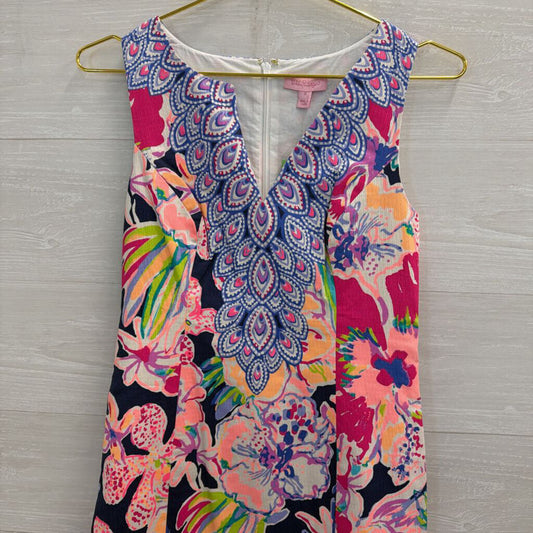 Lilly Pulitzer White/ Multi Print Fallon Shift Dress 2