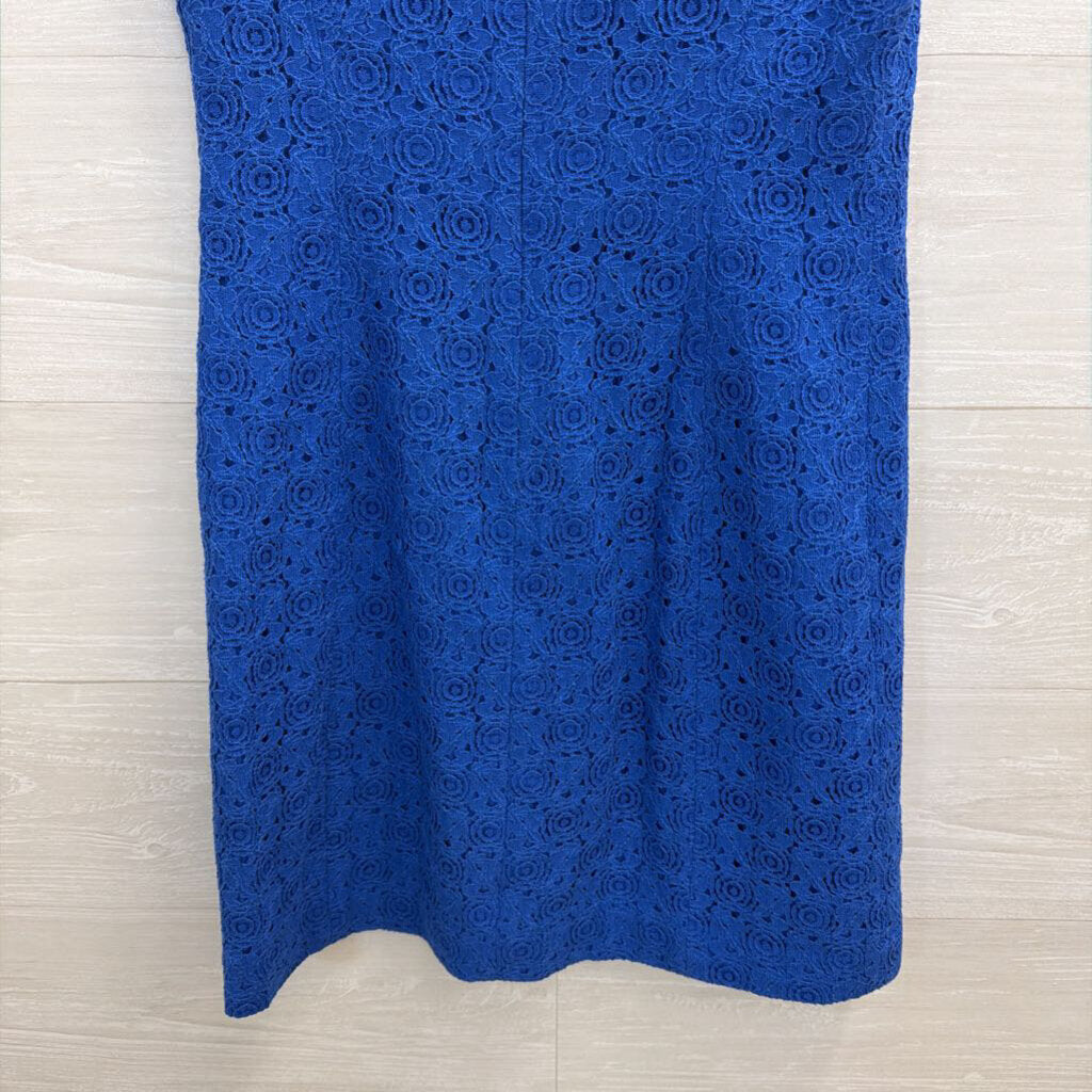 Lilly Pulitzer Blue Lace Valentina Shift Dress 0