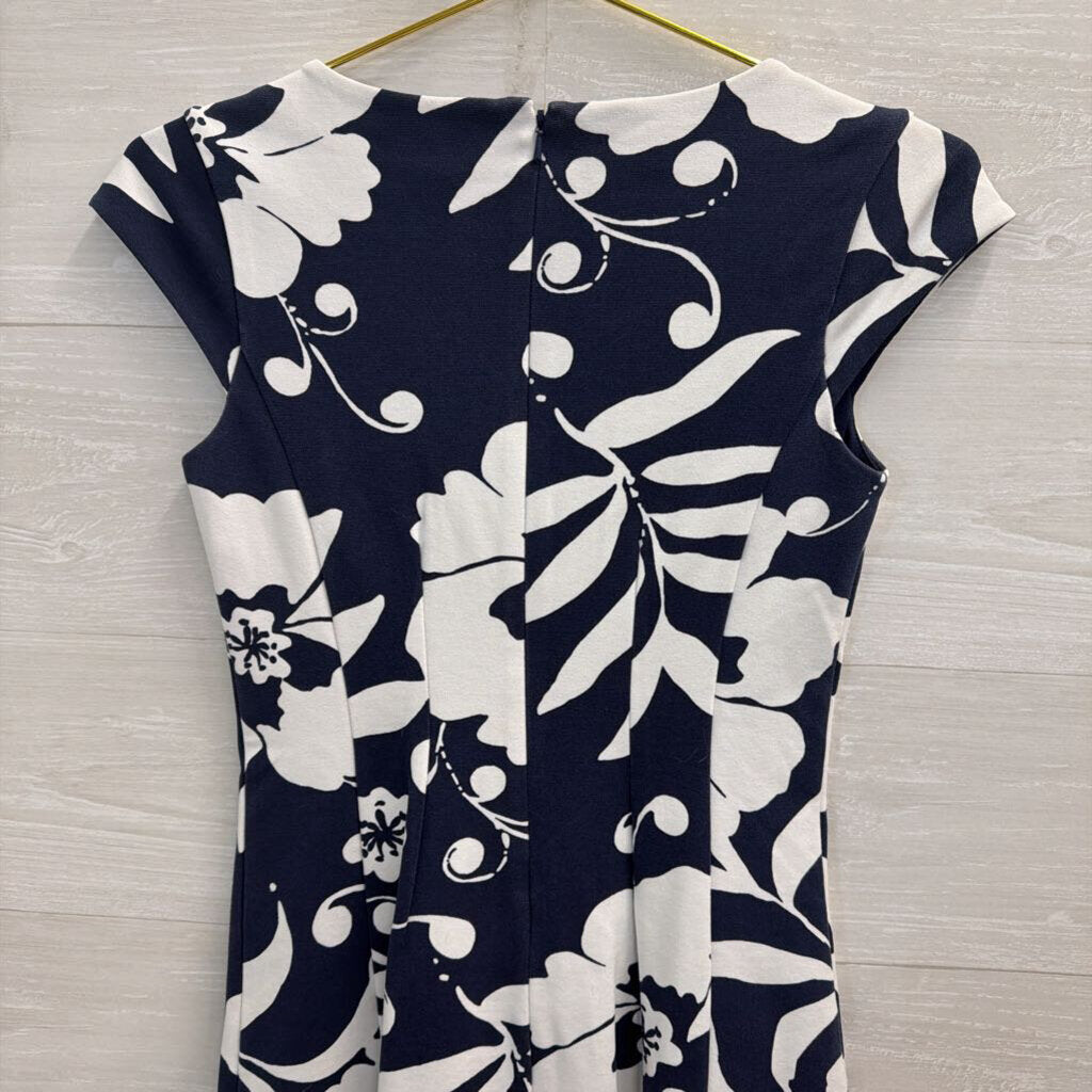 Lilly Pulitzer Navy/ White/ P9ink Briella Dress Extra Small