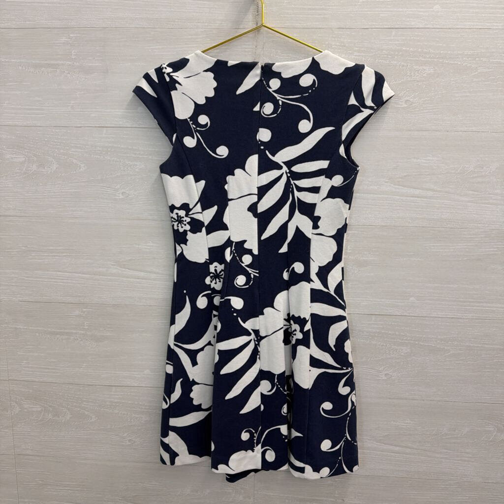 Lilly Pulitzer Navy/ White/ P9ink Briella Dress Extra Small