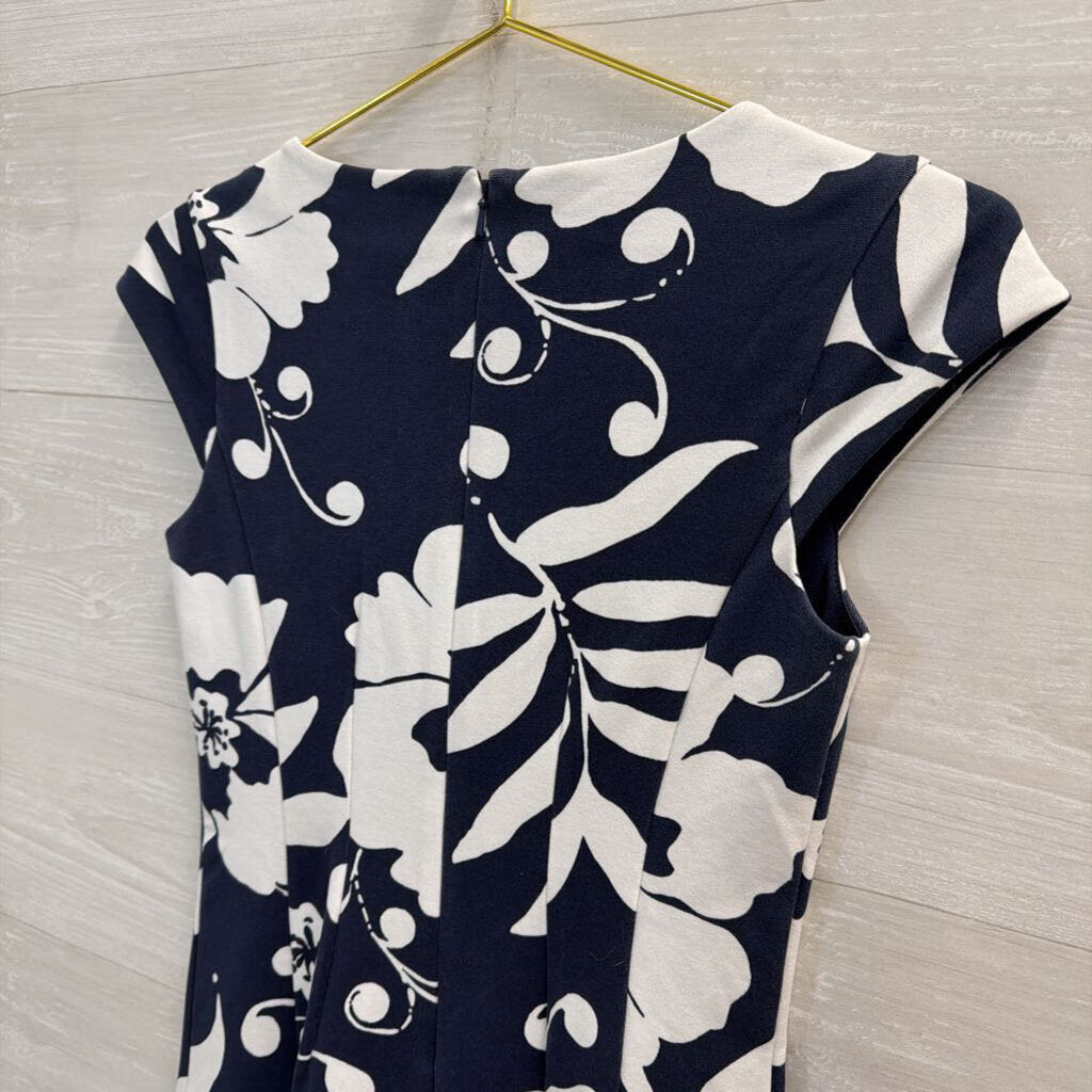 Lilly Pulitzer Navy/ White/ P9ink Briella Dress Extra Small