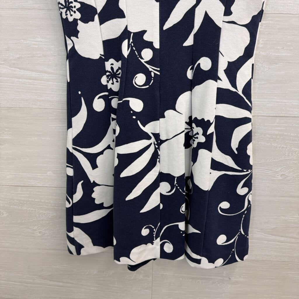 Lilly Pulitzer Navy/ White/ P9ink Briella Dress Extra Small