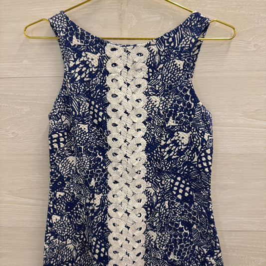 Lilly Pulitzer X Target Navy/ White Print Shift Dress 2