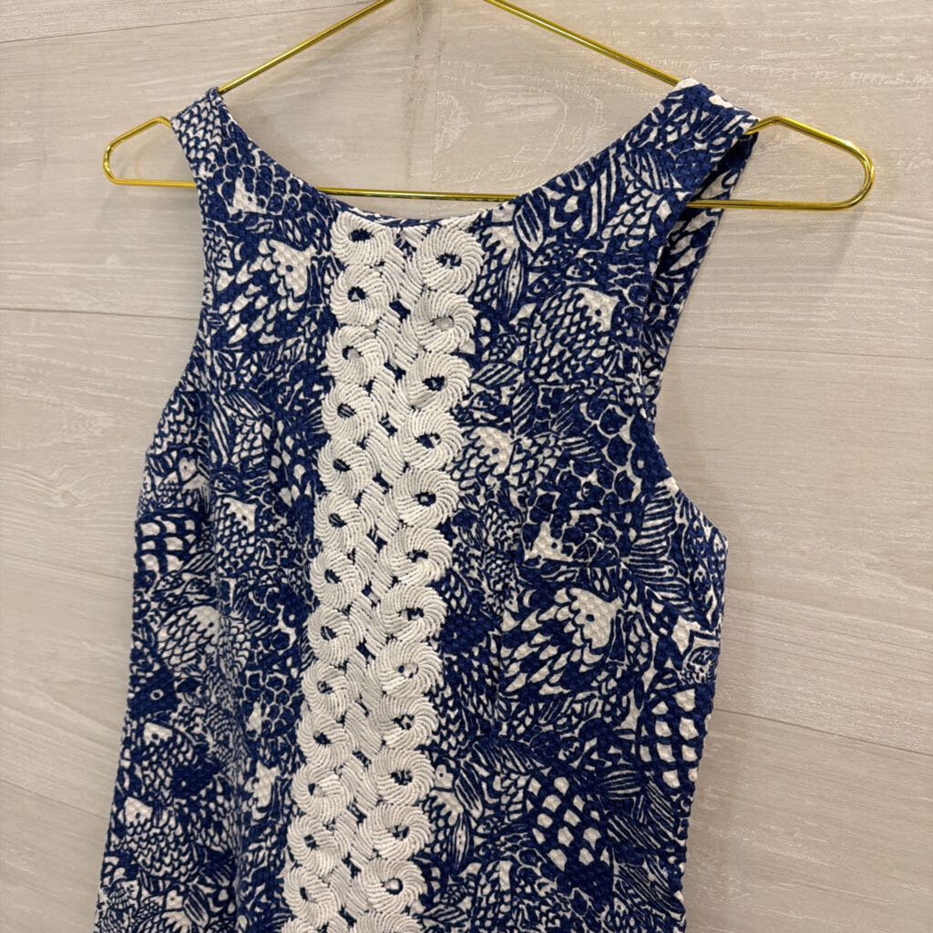 Lilly Pulitzer X Target Navy/ White Print Shift Dress 2