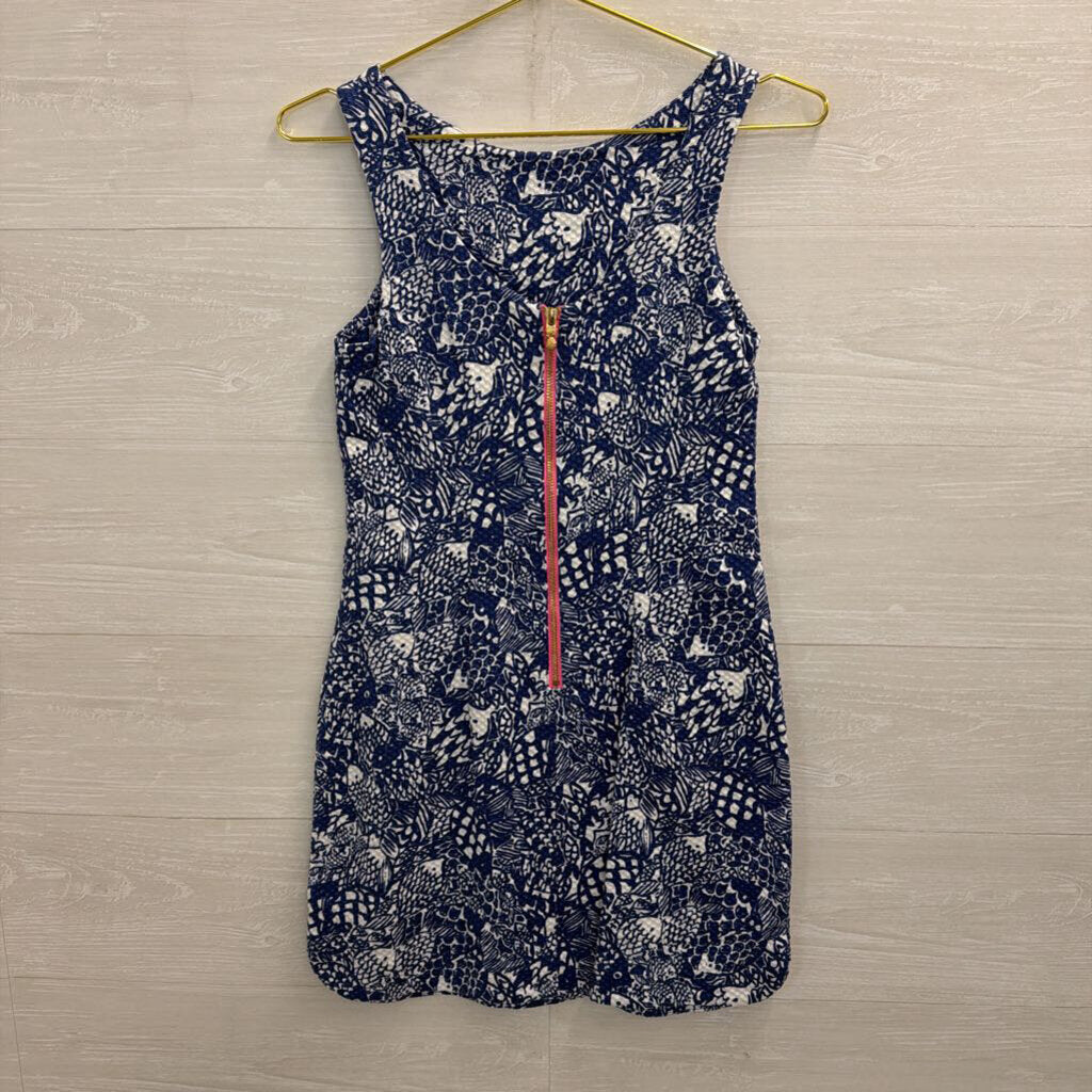Lilly Pulitzer X Target Navy/ White Print Shift Dress 2
