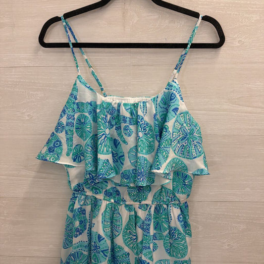 Lilly Pulitzer X Target White/ Blue Print Dress Small